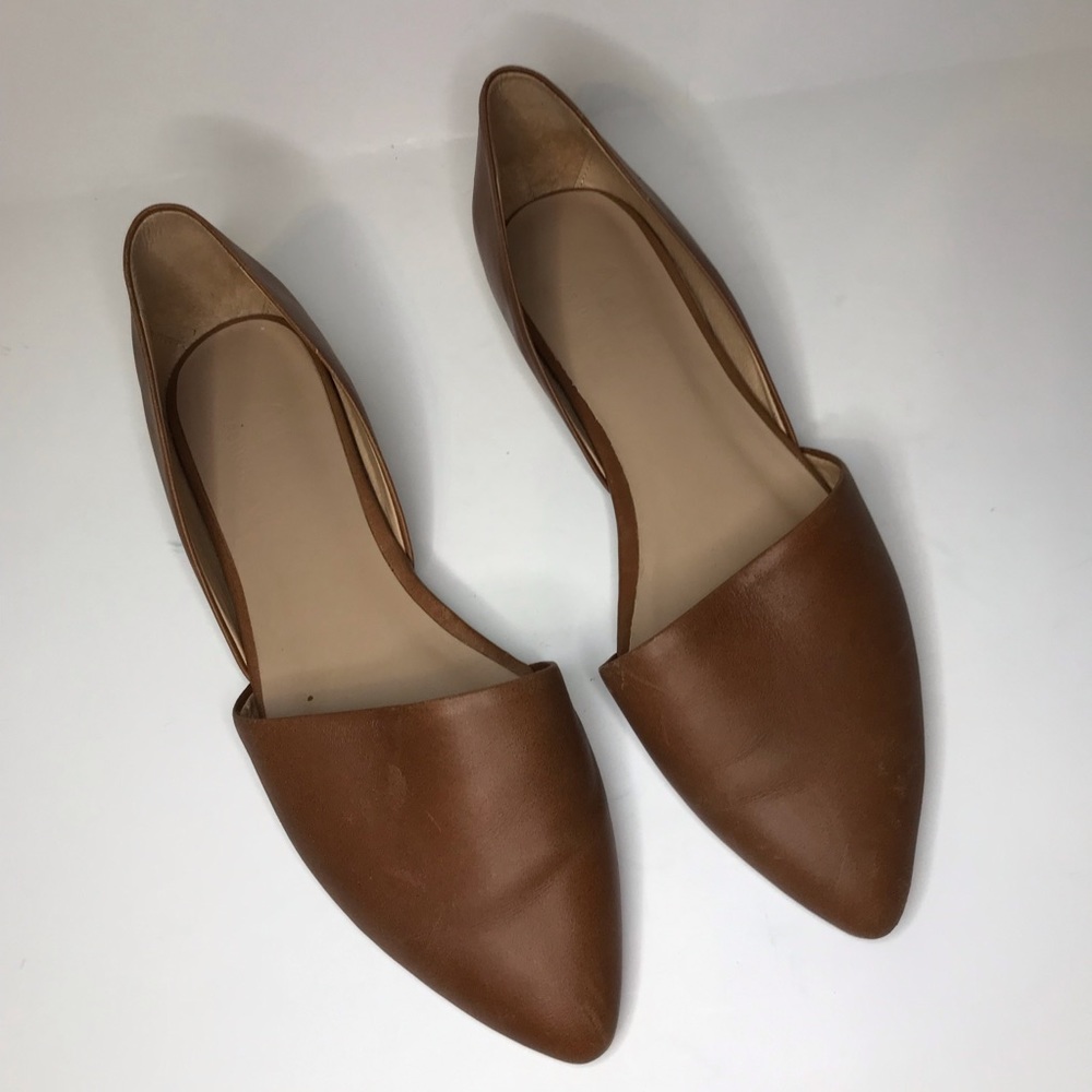 Able Leather Pointed Flats